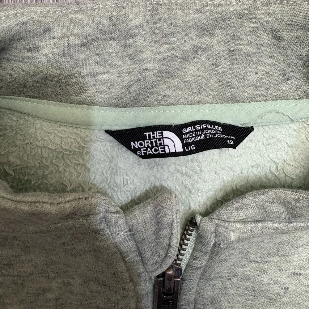 The North Face cozy dream fleece Green Jacket for big girls